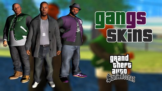 GANGS SKINS DE GTA5 PARA GTA SA