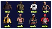 SKINPEDS #2 DE GTA5 PARA GTA SA