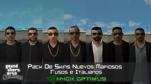 Pack de Skins Nuevos Mafiosos Rusos e Italianos