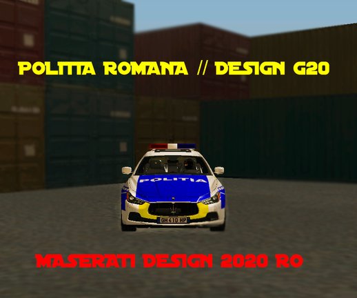 Maserati Politia Romana *Design 2020*