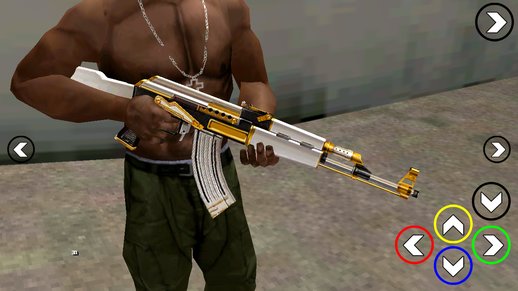 AK-47 White Gold for mobile