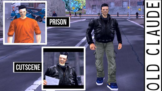 Old Claude Skin For GTA 3 Mobile
