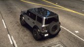 2021 Ford Bronco Wildtrak [Add-On | FiveM]