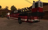 Fire Semi Truck with Ladder Trailer
