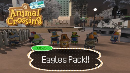 Animal Crossing Eagles Skin Pack
