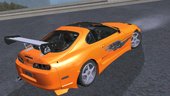 Toyota Supra Aerotop (the Fast and the Furious) (fixed black cleo) for mobile