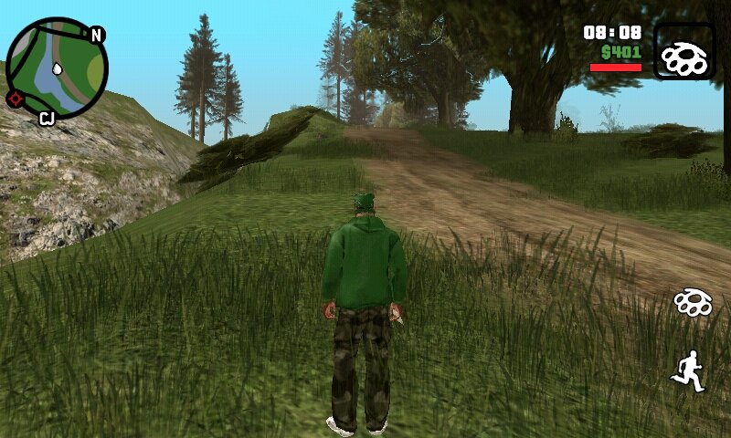 GTA San Andreas Android PS2 Grass Mod 