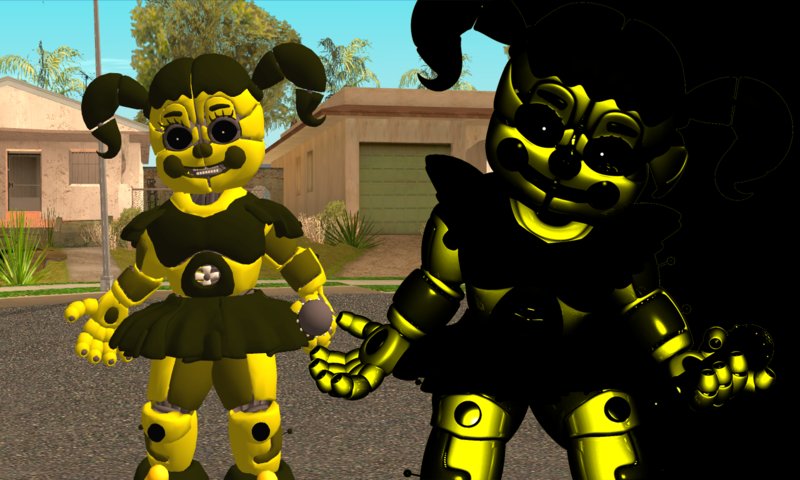 GTA San Andreas Five Nights at Freddy's 4 Ultimate Skin Pack Mod