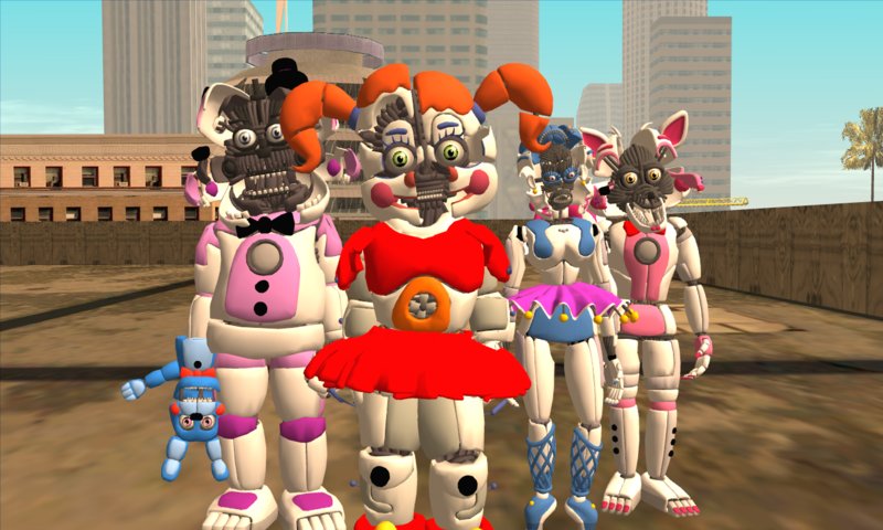 Lolbit Skin - FNaF:Sister Location for GTA San Andreas