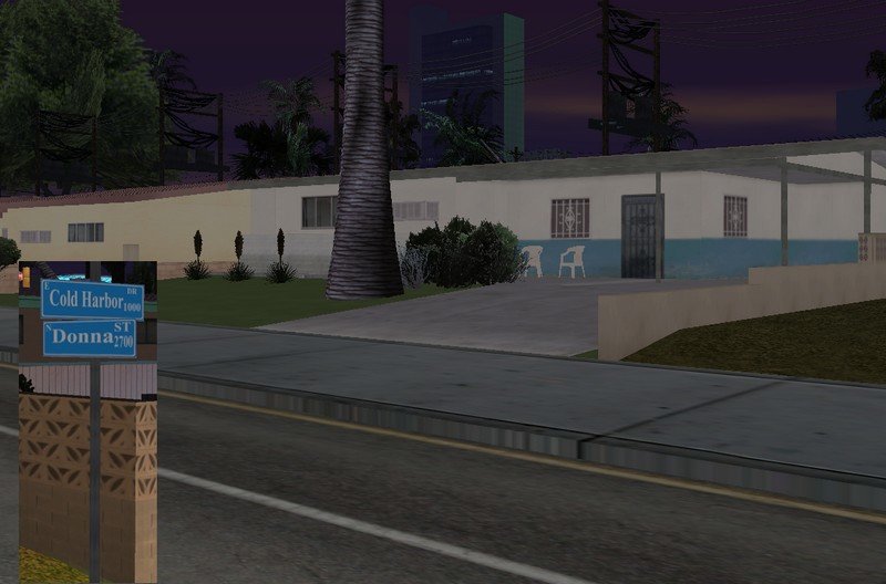 GTA San Andreas Donna Street Environment Mod 