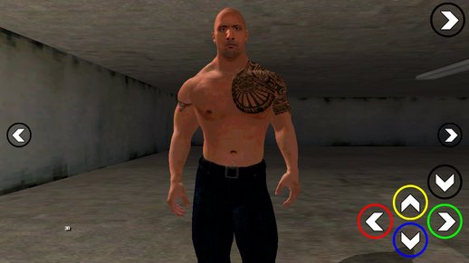 The Rock WWE for mobile