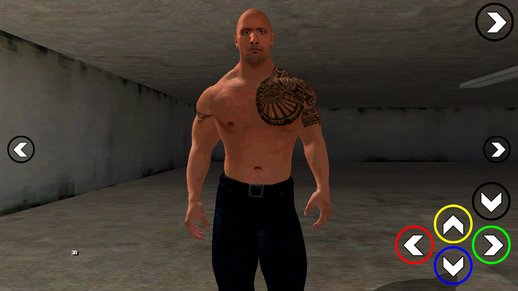The Rock WWE for mobile
