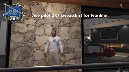 Ace Pilot 2k7 Sweatshirt For Franklin