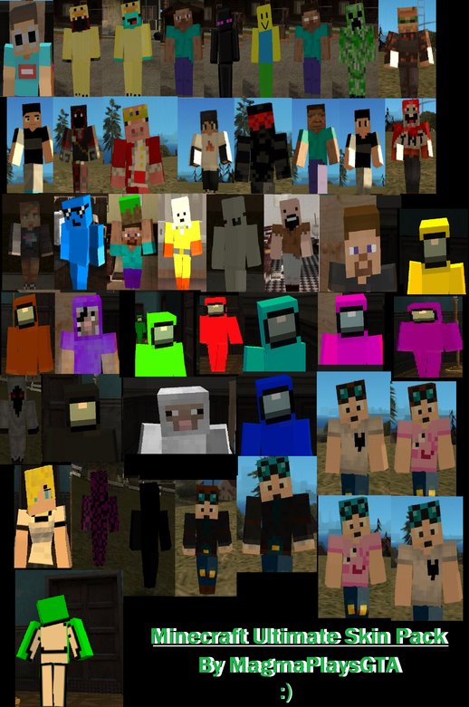 Minecraft Ultimate Skin Pack (Original)