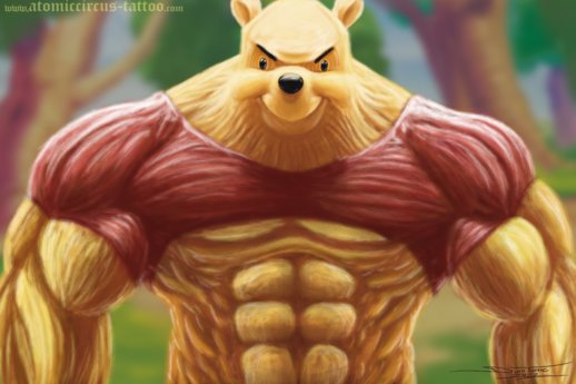 Buff Winnie the Pooh