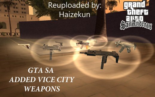 GTA SA New added VC Weapons