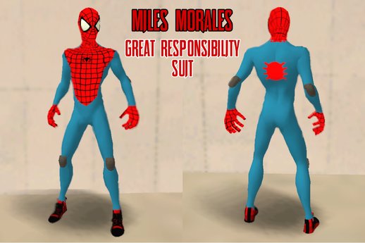 Spider-Man Miles Morales Great Responsibility Suit