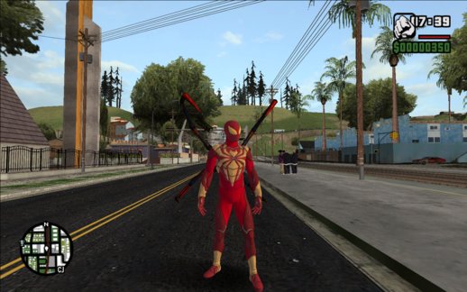 Spider Man Ps4 Iron Spider Suit With Iron Legs