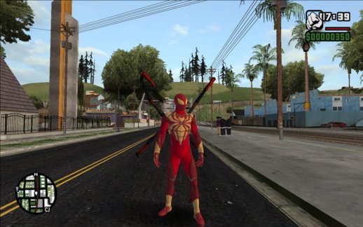 Spider Man Ps4 Iron Spider Suit With Iron Legs