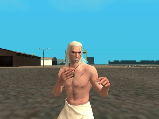 Geralt Half Nude Clothing ( Witcher 3 )