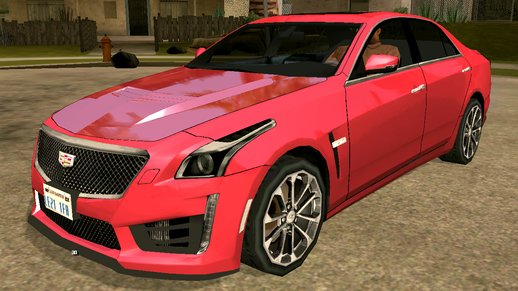 2018 Cadillac CTS-V Lowpoly for mobile