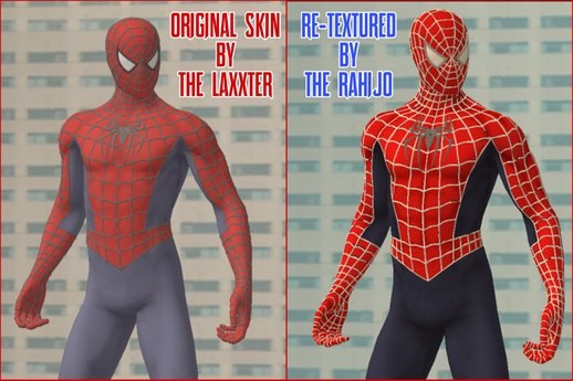 Spider-Man PS4 Re-Textured Webbed/Raimi Suit