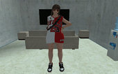 DOA Hitomi Fashion Casual V2 Style Custom Chicago Bulls Ourstorys Jersey