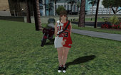 DOA Hitomi Fashion Casual V2 Style Custom Chicago Bulls Ourstorys Jersey