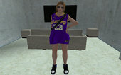 DOA Tina Armstrong Fashion Casual V2 Style Custom Lakers Ourstorys Jersey