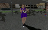 DOA Tina Armstrong Fashion Casual V2 Style Custom Lakers Ourstorys Jersey