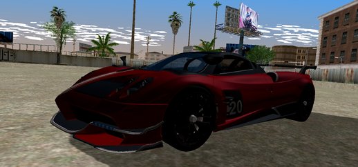 Pagani Huayra BC Roadster Drago Viola for Mobile