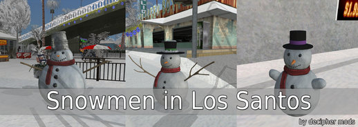 Snowmen in Los Santos