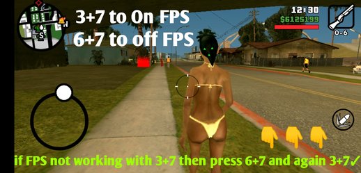 FPS Camera view in CSA file for Android