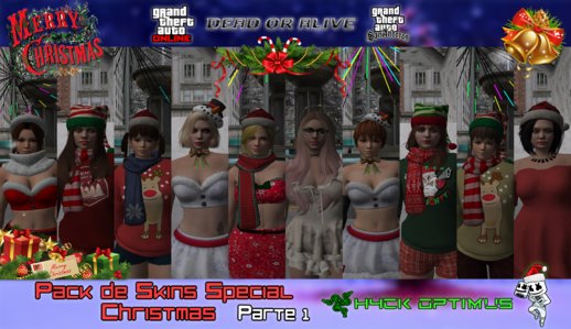 GTA Online y DOA Pack de Skins Special Christmas Parte 1