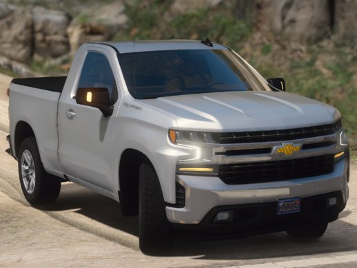 Chevrolet Silverado 2020 Single Cab [ Addon / Repalce / Fivem / Unlocked ]