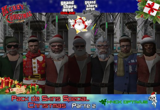 GTA Online Pack de Skins Special Christmas Parte 2