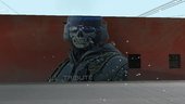 Mural de Legend Simon Riley Ghost [COD MW2] 