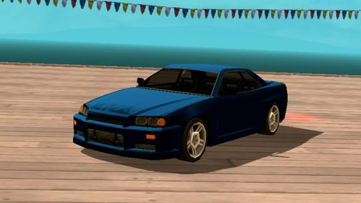 Nissan Skyline Low Poly for Mobile