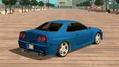 Nissan Skyline Low Poly for Mobile