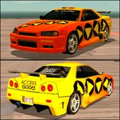 Nissan Skyline Low Poly for Mobile