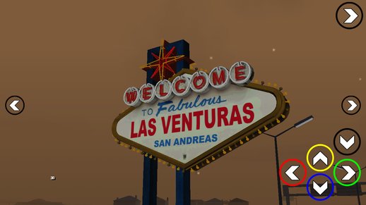 Welcome Las Venturas Sign Remastered for mobile