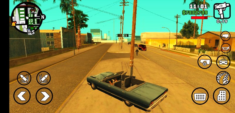 GTA San Andreas Car Hit DMG mode for Android Mod - GTAinside.com