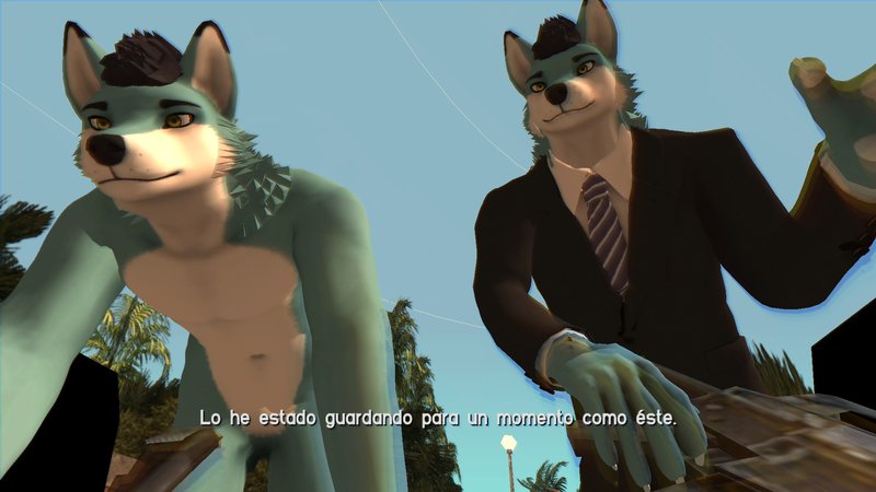 GTA Vice City Furry Wolf And Black Blue Roblox Mod 