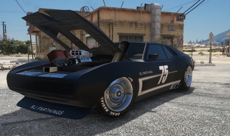 Download 1966 Chevrolet Nova Drag Car, FiveM Ready