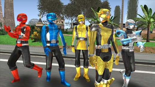 Go Busters/Power Rangers Beast Morphers Skins