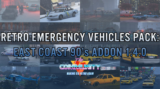 Retro Emergency Vehicles Pack East Coast Addon 1990s