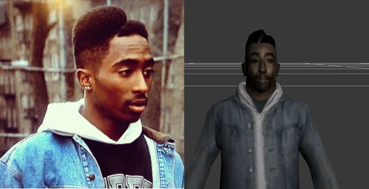 Tupac Civilian Clothes Mod