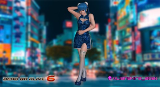 DOA6 Kula Alluring Mandarin Dress Meshmod