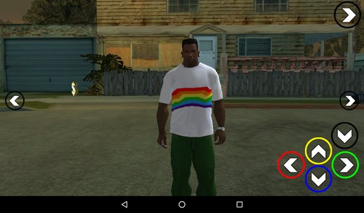 Rainbow T-Shirt For Mobile