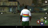 Rainbow T-Shirt For Mobile